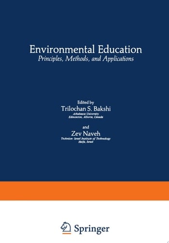 Environmental Education Principles, Methods, and Applications