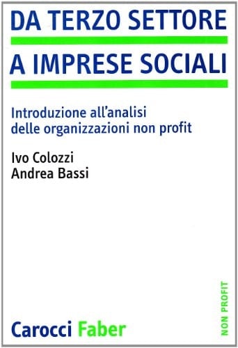 Da terzo settore a imprese sociali introduzione all'analisi delle organizzazioni non profit