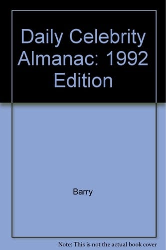 Daily Celebrity Almanac, 1992 Edition