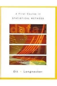 A First Course in Statistical Methods (Book Only)