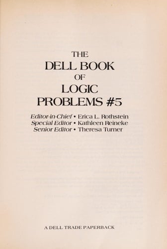 The Dell Book of Logic Problems