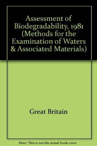 Assessment of Biodegradability, 1981