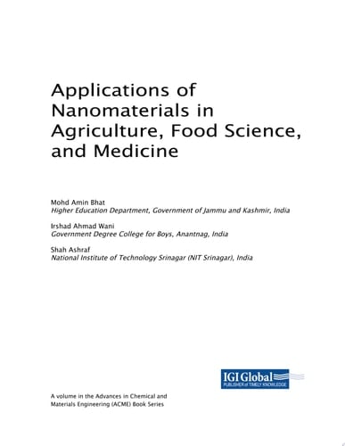 Applications of Nanomaterials in Agriculture, Food Science, and Medicine