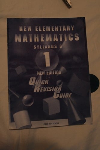 New Elementary Mathematics, Syllabus D. 1