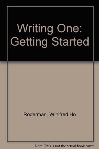 Writing 1 Getting Started