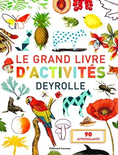 Le grand livre d'activités Deyrolle 90 autocollants