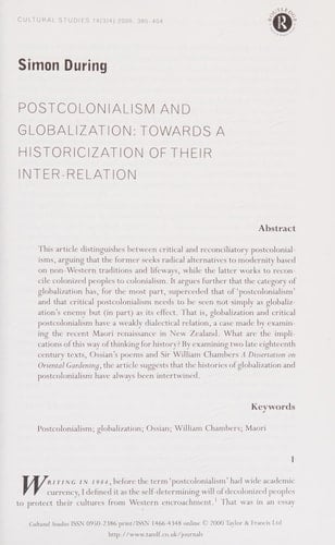 Cultural Studies V14 Issue 3