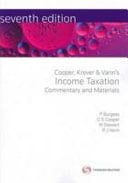 Cooper, Krever and Vann's Income Taxation Commentary and Materials