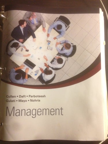 Management (U MN Custom Loose Leaf)