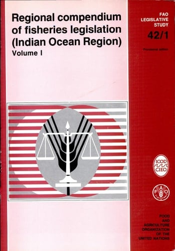 Regional Compendium of Fisheries Legislation (Indian Ocean Region)