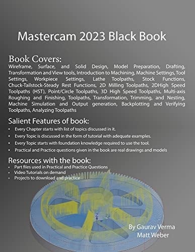 Mastercam 2023 Black Book 3rd Edition