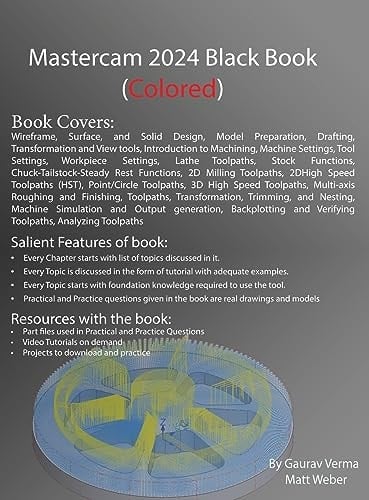 Mastercam 2024 Black Book Colored