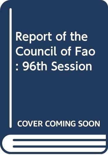 Report of the Council of FAO 96th Session