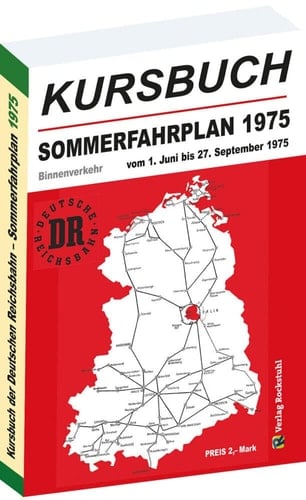 Kursbuch - Sommerfahrplan 1975 vom 1. Juni bis 27. September 1975 : Binnenverkehr