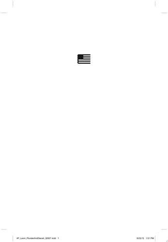 Plunder and Deceit Big Government's Exploitation of Young People and the Future