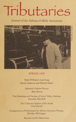 Tributaries Journal of the Alabama Folklife Association