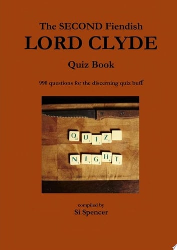 THE SECOND FIENDISH LORD CLYDE QUIZ BOOK