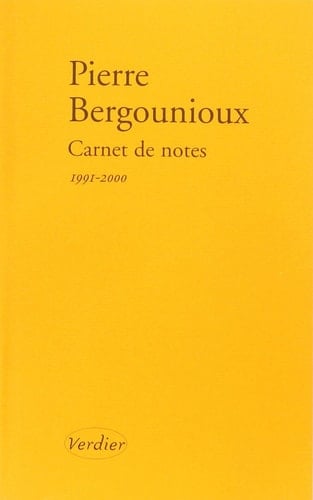 Carnet de notes journal 1991-2000