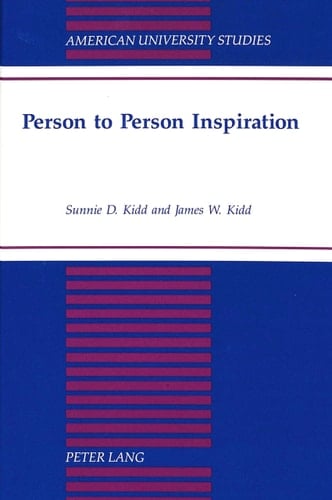 Person to Person Inspiration (American University Studies)