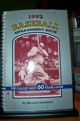 1992 Baseball Card Engagement Book