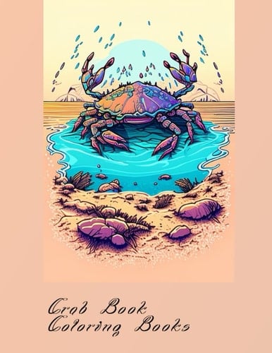 Crab Coloring Book for Kids: A Unique Activity and Coloring Book with 40+ Kid-Friendly Illustrations, Perfect for Boys and Girls Ages 4-10!