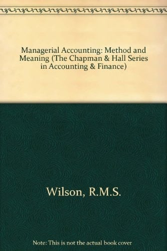 Managerial Accounting Method and Meaning