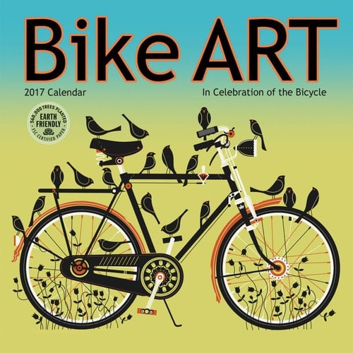 Bike Art 2017 Mini Wall Calendar: In Celebration of the Bicycle