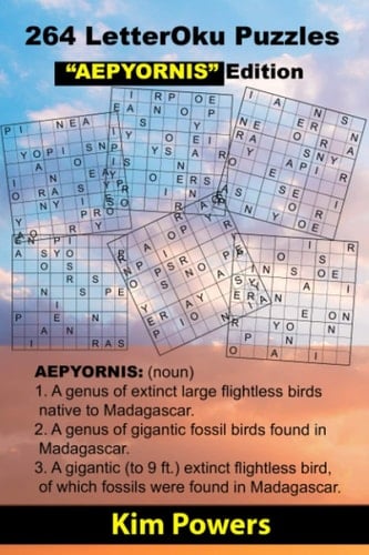 264 LetterOku Puzzles “AEPYORNIS” Edition: Letter Sudoku Brain Health