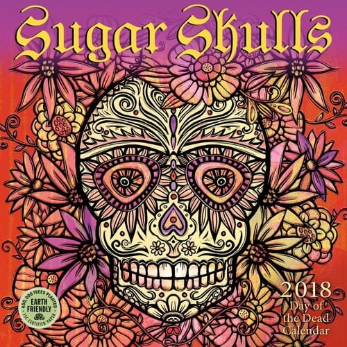 Sugar Skulls 2018 Mini Wall Calendar: Day of the Dead