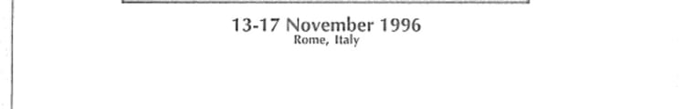 World Food Summit 13-17 November 1996, Rome, Italy Technical background documents 6-11. Vol. 2