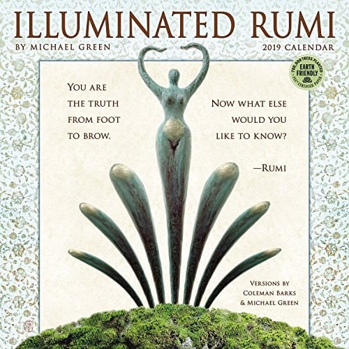 The Illuminated Rumi 2019 Wall Calendar