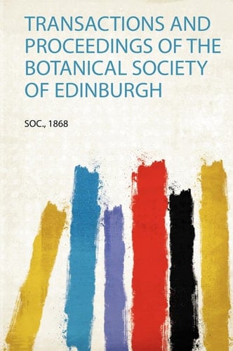 Transactions and Proceedings of the Botanical Society of Edinburgh