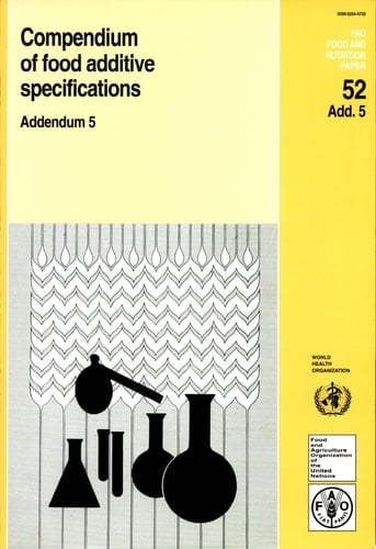 Compendium of Food Additive Specifications Addendum 5