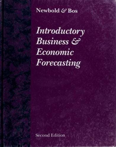 Introductory Business & Economic Forecasting