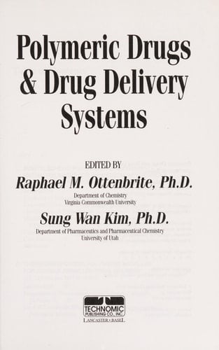Polymeric Drugs and Drug Delivery Systems