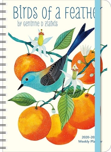 Geninne Zlatkis 2021 On-the-Go Weekly Planner: 17-Month Calendar with Pocket (Aug 2020 - Dec 2021, 5" x 7" closed): Birds of a Feather