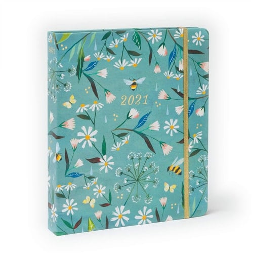 Katie Daisy 2021 Hardcover Deluxe Planner (7.5" x 9" closed)