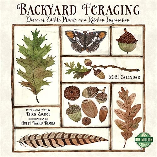 Backyard Foraging 2021 Wall Calendar Discover Edible Plants and Kitchen Inspiration