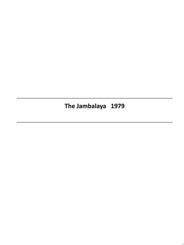 The Jambalaya 1979