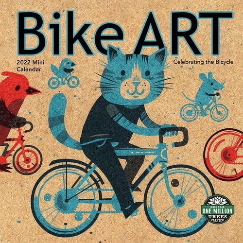 Bike Art Mini Calendar 2022 Celebrating the Bicycle
