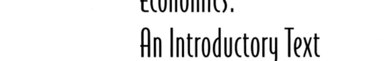 Economics Introductory Text