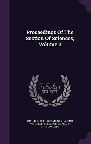 Proceedings of the Section of Sciences, Volume 3