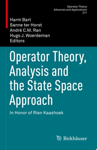 Operator Theory, Analysis and the State Space Approach