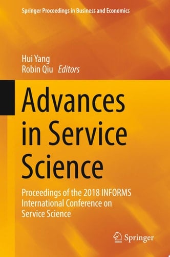 Advances in Service Science