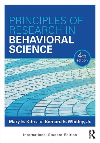 Principles of Research in Behavioral Science International Student Edition