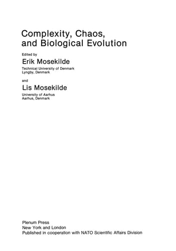 Complexity, Chaos, and Biological Evolution