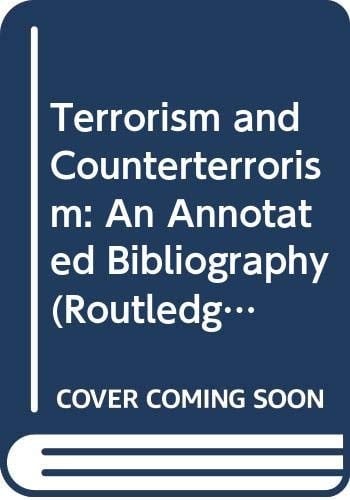 Terrorism An Annotated Bibliography