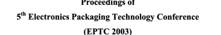 5th Electronics Packaging Technology Conference