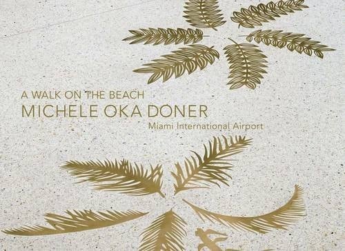 Michele Oka Doner A Walk on the Beach, Miami International Airport