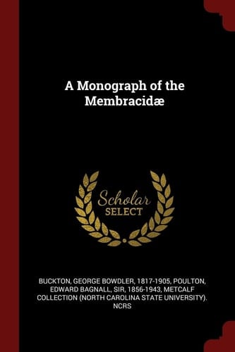 A Monograph of the Membracidæ